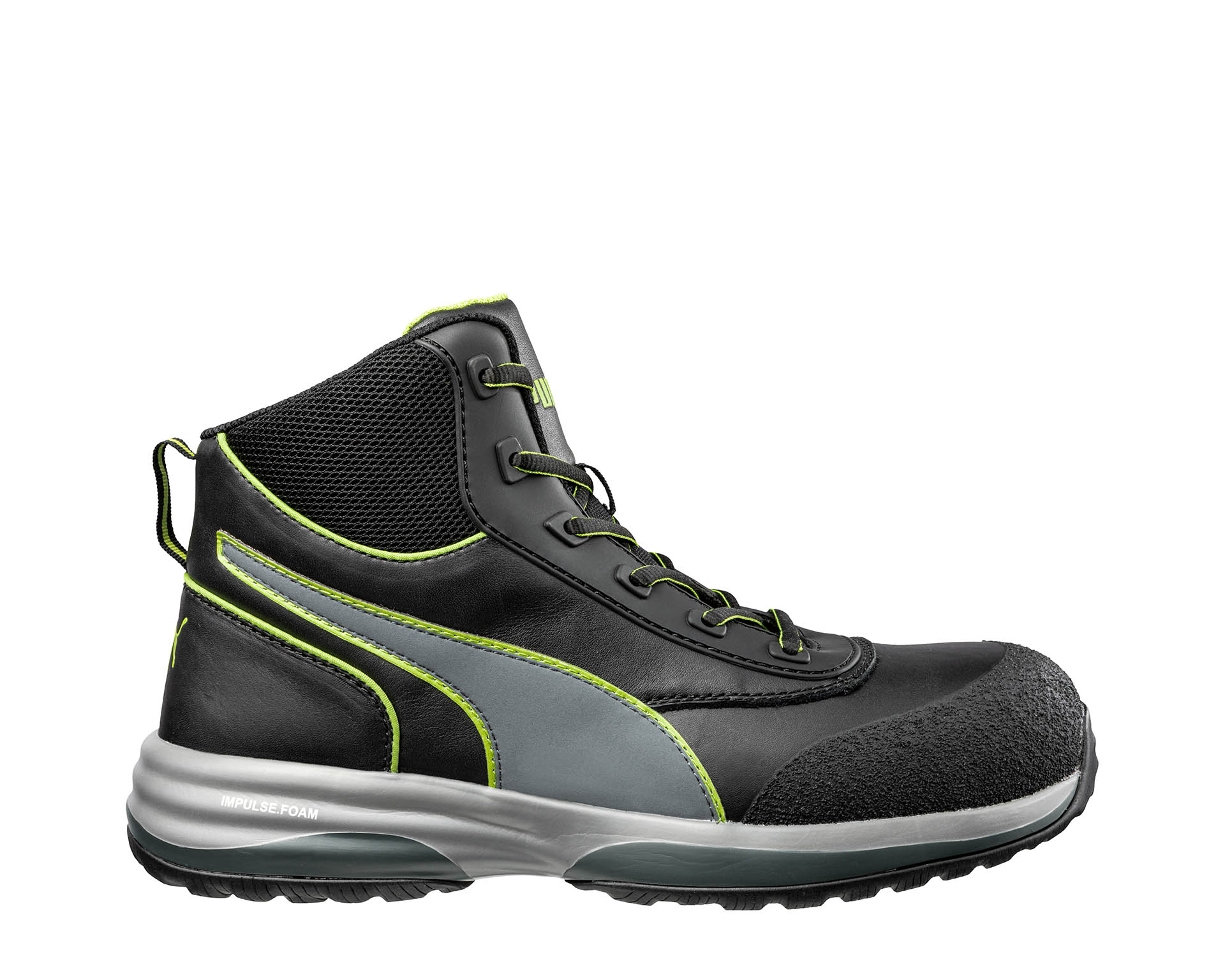 PUMA SAFETY safety shoes S3 ESD HRO SRC RAPID GREEN MID | Puma Safety  English