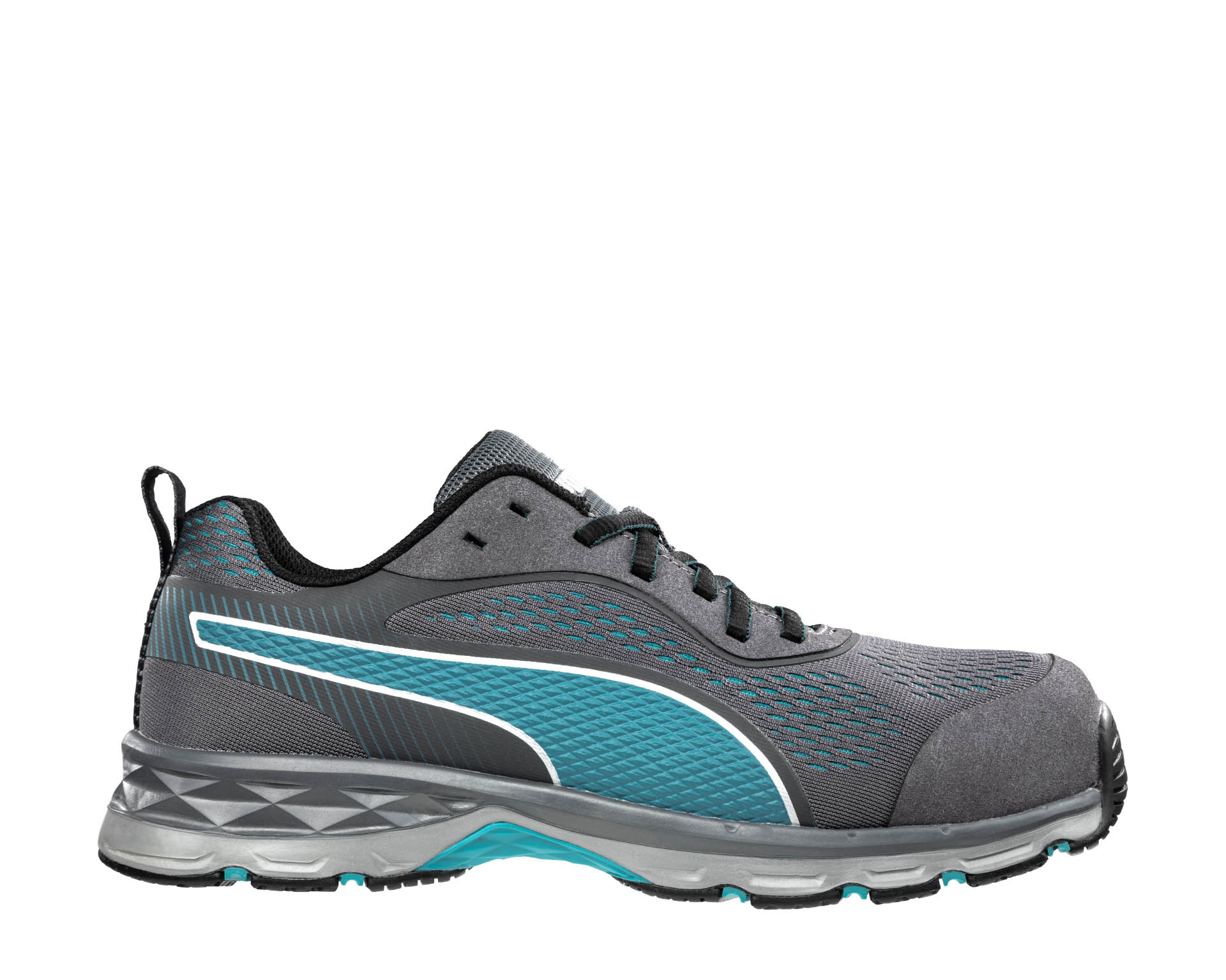 ASTM WNS Puma Safety KNIT shoes LOW|PUMA SAFETY USA | BLUE work FUSE EH