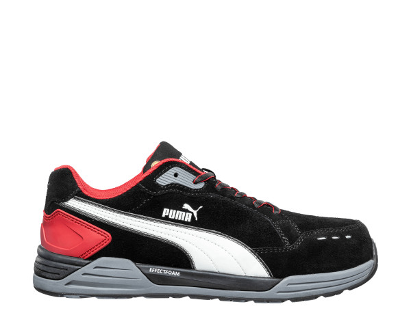 PUMA SAFETY safety shoes S3 ESD HRO SRC AIRTWIST BLK/RED LOW | Puma ...