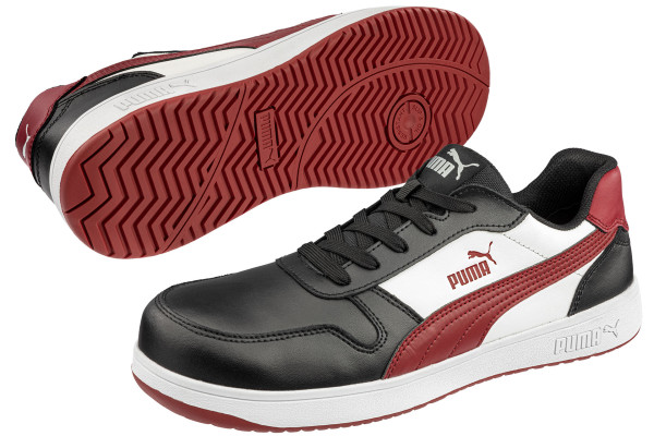 FRONTCOURT BLK/WHT/RED LOW