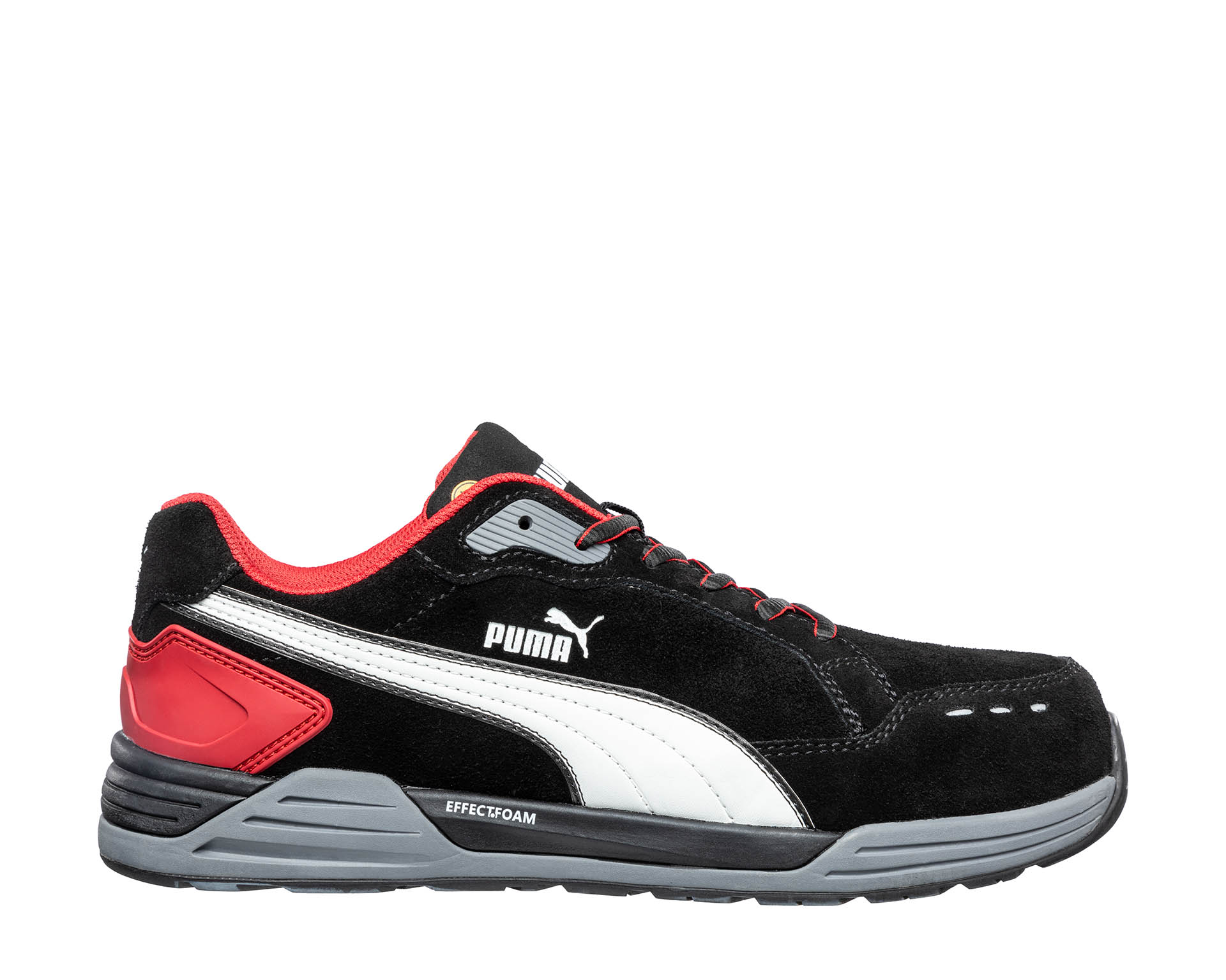 PUMA SAFETY safety English S3 ESD AIRTWIST | HRO Puma BLK/RED LOW SRC Safety shoes
