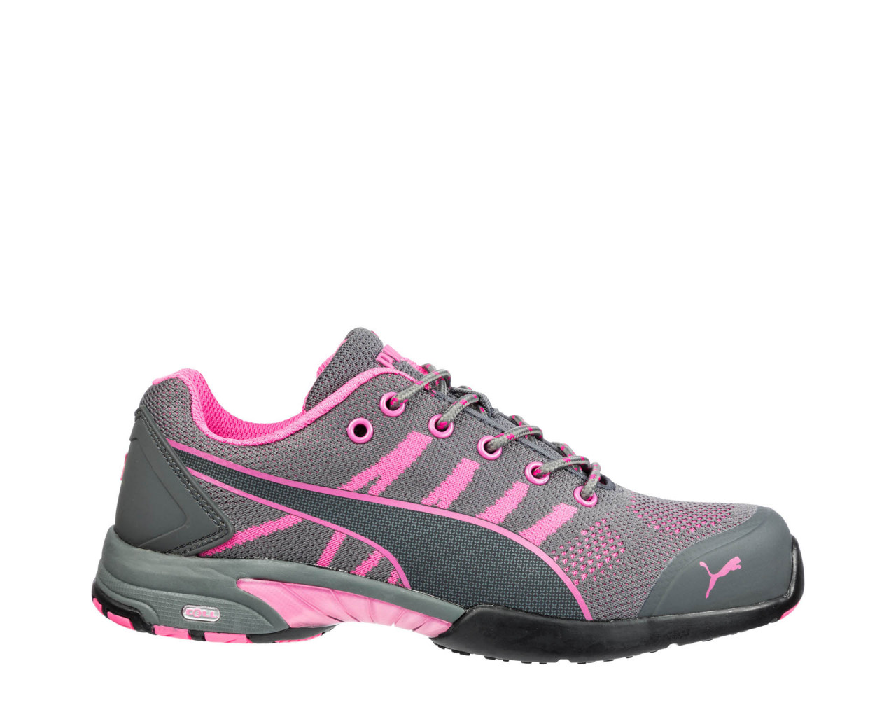 Celerity Knit Pink Wns Low S1 HRO SRC Puma Safety English