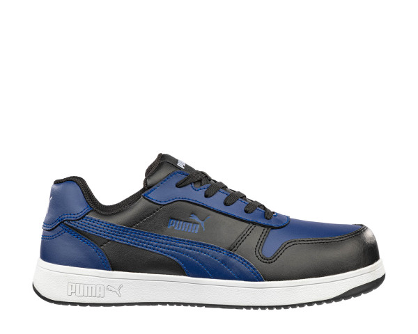 FRONTCOURT BLUE/BLK LOW|PUMA SAFETY work shoes ASTM EH SR | Puma Safety USA