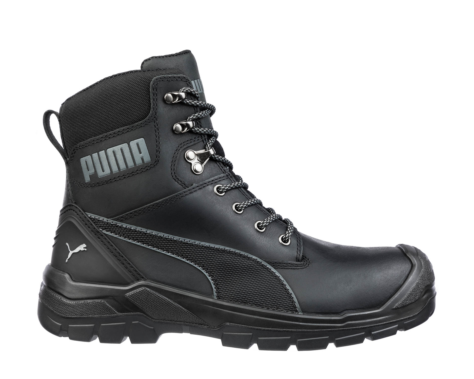 shoes work CTX SAFETY ASTM Puma CONQUEST HIGH|PUMA SR WP USA Safety | BLACK EH