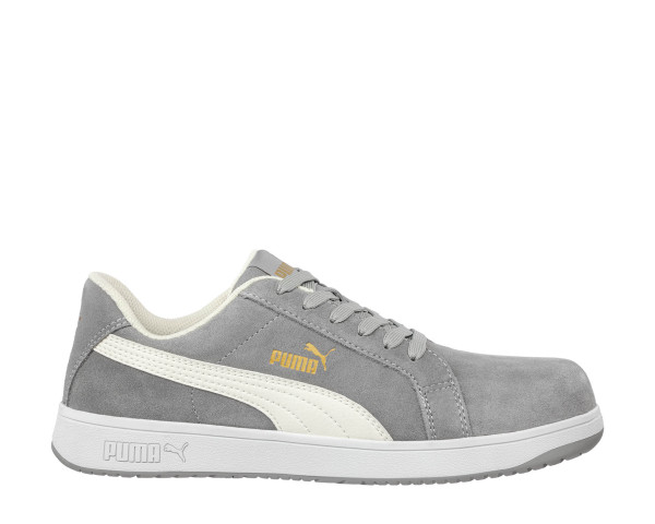 ICONIC SUEDE GREY WNS LOW