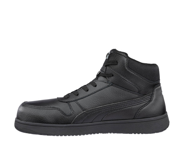SHO FRONTCOURT BLK MID|PUMA SAFETY work shoes ASTM EH SR | Puma